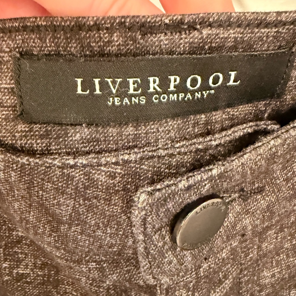 Liverpool Jeans Company Charcoal Dress Pants